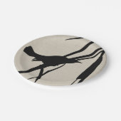 Assiettes En Carton Audubon Silhouette II (Angle)