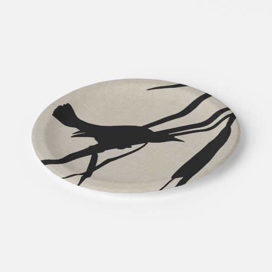 Assiettes En Carton Audubon Silhouette II (Angle)