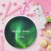 Assiettes En Carton Aurora Borealis Northern Lights Mariages (Fête)
