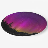 Assiettes En Carton aurores boréales Aurora Borealis étoile ciel (Angle)