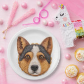 Assiettes En Carton Australian Cattle Dog 3D inspiré (Fête)