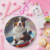 Assiettes En Carton Australian Shepherd on Paddle : Une aventure Pitto (Fête)