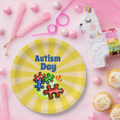 Assiettes En Carton Autisme école/événements Plaques papier 9" (Fête)
