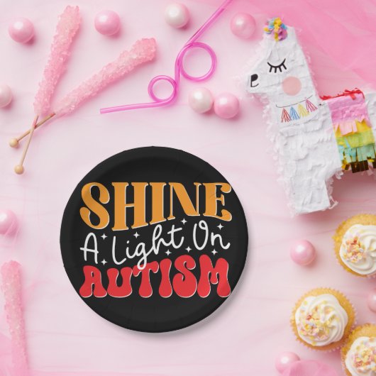 Assiettes En Carton autisme jours _design_14 (Fête)