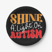 Assiettes En Carton autisme jours _design_14 (Devant)