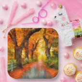 Assiettes En Carton Automne/Automne/Automne/Feuille/Nature (Fête)