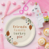 Assiettes En Carton Automne Automne Automne Thanksgiving Dîner (Fête)