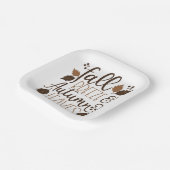 Assiettes En Carton Automne Breeze Feuilles d'automne (Angulaire)