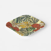 Assiettes En Carton Automne Fête Citrouille Colorée (Angulaire)