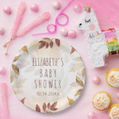 Assiettes En Carton Automne Feuillage Automne Aquarelle Automne (Fête)