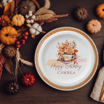 Assiettes En Carton Automne Floral Cottage Core Teacup Anniversaire Te<br><div class="desc">Découvrez l'élégance douillette de l'automne grâce à notre collection design "Fall Floral Cottage Core Teacup Birthday Tea Party". Cette charmante illustration présente une délicate tasse blanche ornée d'un motif en feuille gracieux, reposant gracieusement sur une soucoupe assortie. Autour de cette pièce centrale se trouve un bouquet d'automne plein de vitalité,...</div>