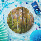 Assiettes En Carton Automne Forêt I Automne Paysage Photographie (Fête)