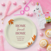 Assiettes En Carton Automne Maison Sweet Maison ouverte Ménage (Fête)