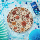 Assiettes En Carton Automne Moderne Automne Botanique Floral (Fête)