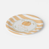 Assiettes En Carton Automne Petite Citrouille Anniversaire Plaque papi (Angle)