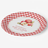 Assiettes En Carton Automne Pomme de nos yeux Baby shower (Angle)
