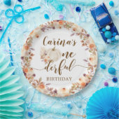 Assiettes En Carton Automne Rustique Boho Citrouille Onedering Plaque  (Fête)