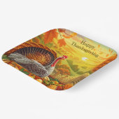 Assiettes En Carton Automne Turquie Citrouilles Thanksgiving Plaque pa (Angulaire)