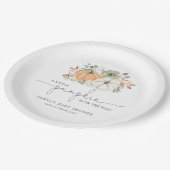 Assiettes En Carton Automne Un Baby shower Un Peu Citrouille (Angle)