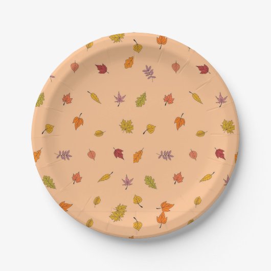 Assiettes En Carton Autumn Fall (Devant)