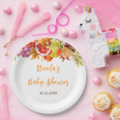 Assiettes En Carton Autumn Fall Harvest Baby Shower (Fête)
