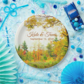 Assiettes En Carton Autumn Field Foliage (Fête)