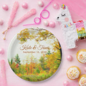 Assiettes En Carton Autumn Field Foliage (Fête)