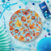 Assiettes En Carton Autumn is in the Air Thanksgiving (Fête)