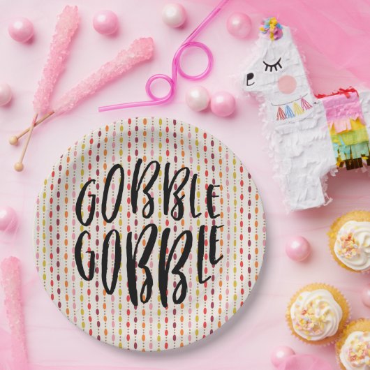 Assiettes En Carton Avalez avalent les points ovales multi - plaque à (Fête)