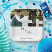 Assiettes En Carton Avec une photo (Fête)