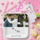 Assiettes En Carton Avec une photo (Fête)