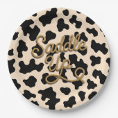 Assiettes En Carton Aventure dans l'anniversaire du rodéo du Far West (Devant)