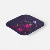 Assiettes En Carton Aventure spatiale martienne Yip Yip (Angulaire)