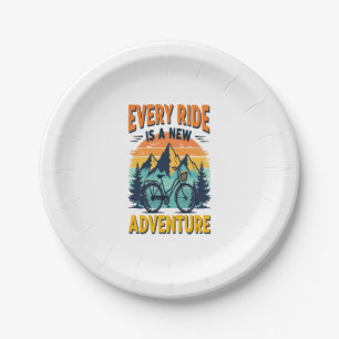 Assiettes En Carton Aventure VTT