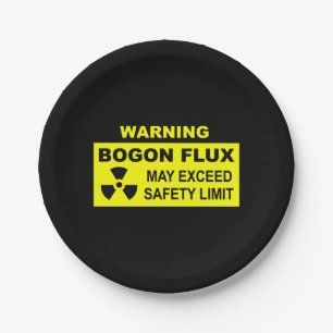 Assiettes En Carton Avertissement : Flux de Bogon