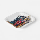 Assiettes En Carton Avery’s Sinister Soirée Halloween Party (Angulaire)