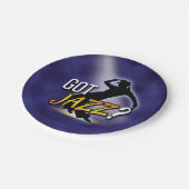 Assiettes En Carton 'Avez-vous du jazz ? ' (Angle)