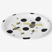 Assiettes En Carton Avez-Vous Entendu Le Baby shower BUZZ Bumble Bee D (Angle)