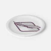 Assiettes En Carton Avion à réaction (Angle)