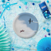 Assiettes En Carton Avion à voilure fixe avion Dogfight (Fête)