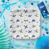 Assiettes En Carton Avion Avion Avion Aéronef Anniversaire (Fête)