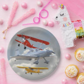 ASSIETTES EN CARTON AVIONS (Fête)