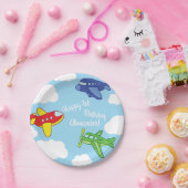 Assiettes En Carton Avions et Jets mignons 1ère fête d'anniversaire (Fête)