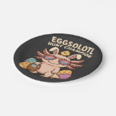 Assiettes En Carton Avis) : Champion de Chasse Eggsolotl - Funny Cute  (Angle)