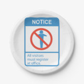 Assiettes En Carton Avis Tous Les Visiteurs (Devant)