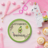 Assiettes En Carton "Avo-Celebrate ! Anniversaire" Plaque (Fête)