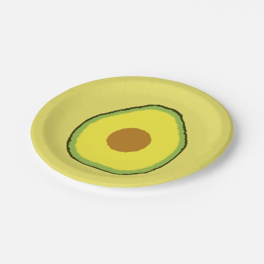 Assiettes En Carton Avocado (Angle)
