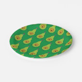Assiettes En Carton Avocado Cute 1er Plaques d'anniversaire (Angle)