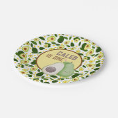 Assiettes En Carton Avocado Saint Guacamole Fiesta 1er anniversaire (Angle)
