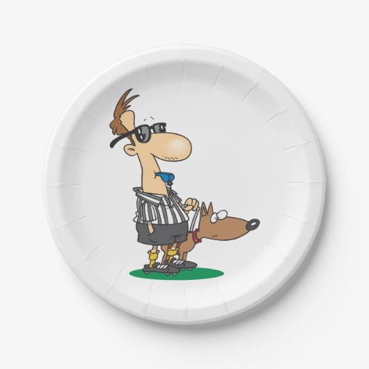 Assiettes En Carton Avocat Aveugle Frottant Une Plaque De Papier À Sif (Devant)